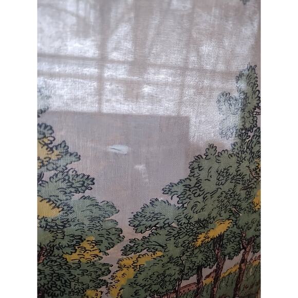 Liberty of London Scarf colonial print ladies gentlemen square 26 x 27 gray red - Picture 10 of 10